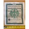 Image 1 : 1922 GERMAN BOND CERTIFICATE