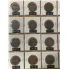 Image 2 : 1916 CANADIAN LARGE CENT PENNY PAGE LOT