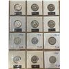 Image 2 : CANADIAN 5 CENT NICKEL COIN PAGE LOT 50s 60s