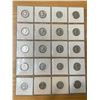 Image 4 : CANADIAN 5 CENT NICKEL COIN PAGE LOT 50s 60s