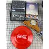 Image 2 : MISC LOT COCA-COLA FRISBEE MAGNIFIER HEADPHONES ET
