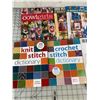 Image 2 : LOT OF KNITTING CRAFTING CROCHET BOOKS