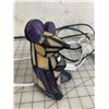 Image 3 : CAT AND MOUSE STAINED GLASS STYLE LAMPS WORKING