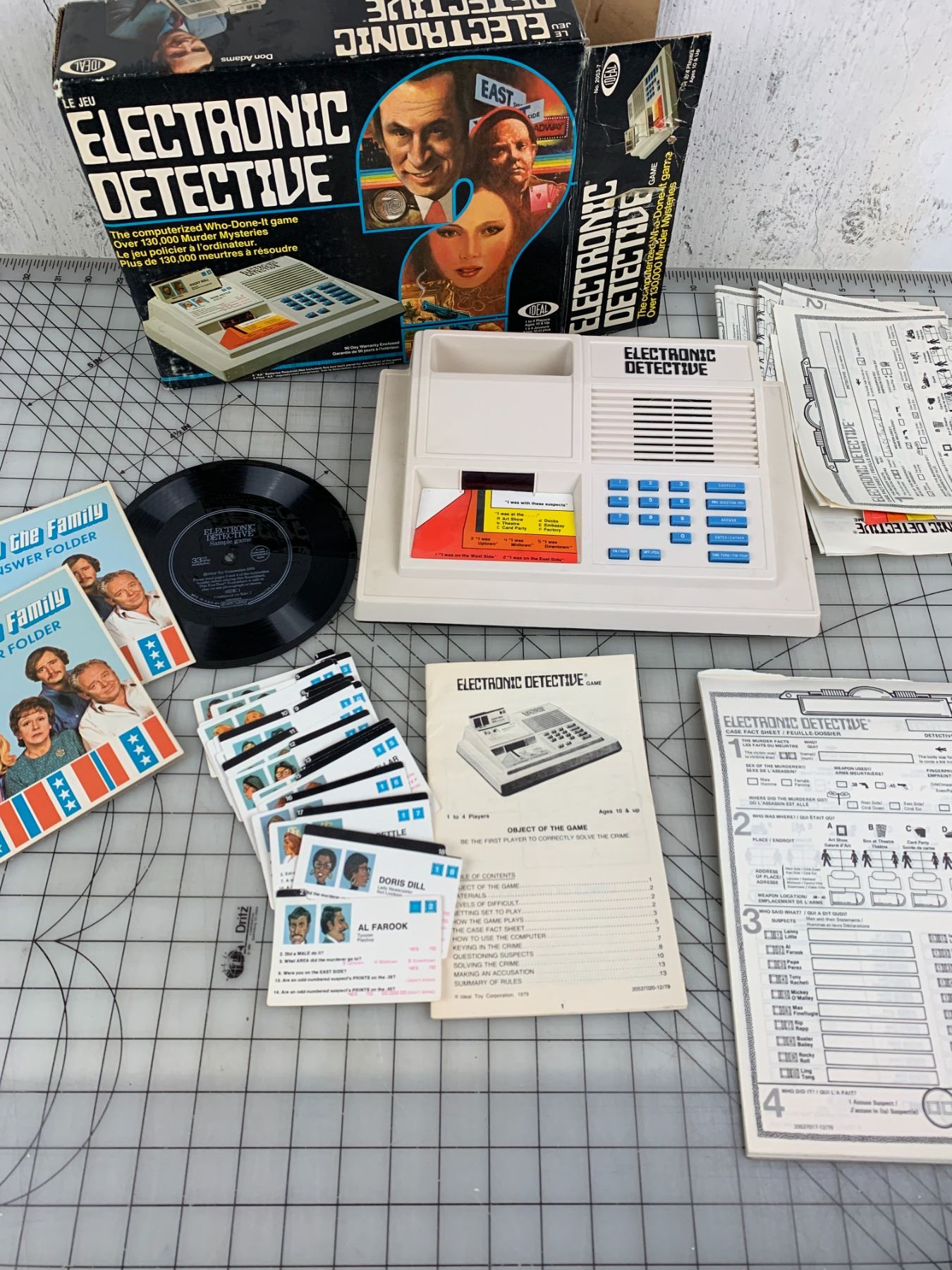 VINTAGE 1979 ELECTRONIC DETECTIVE GAME WITH BOX Schmalz Auctions
