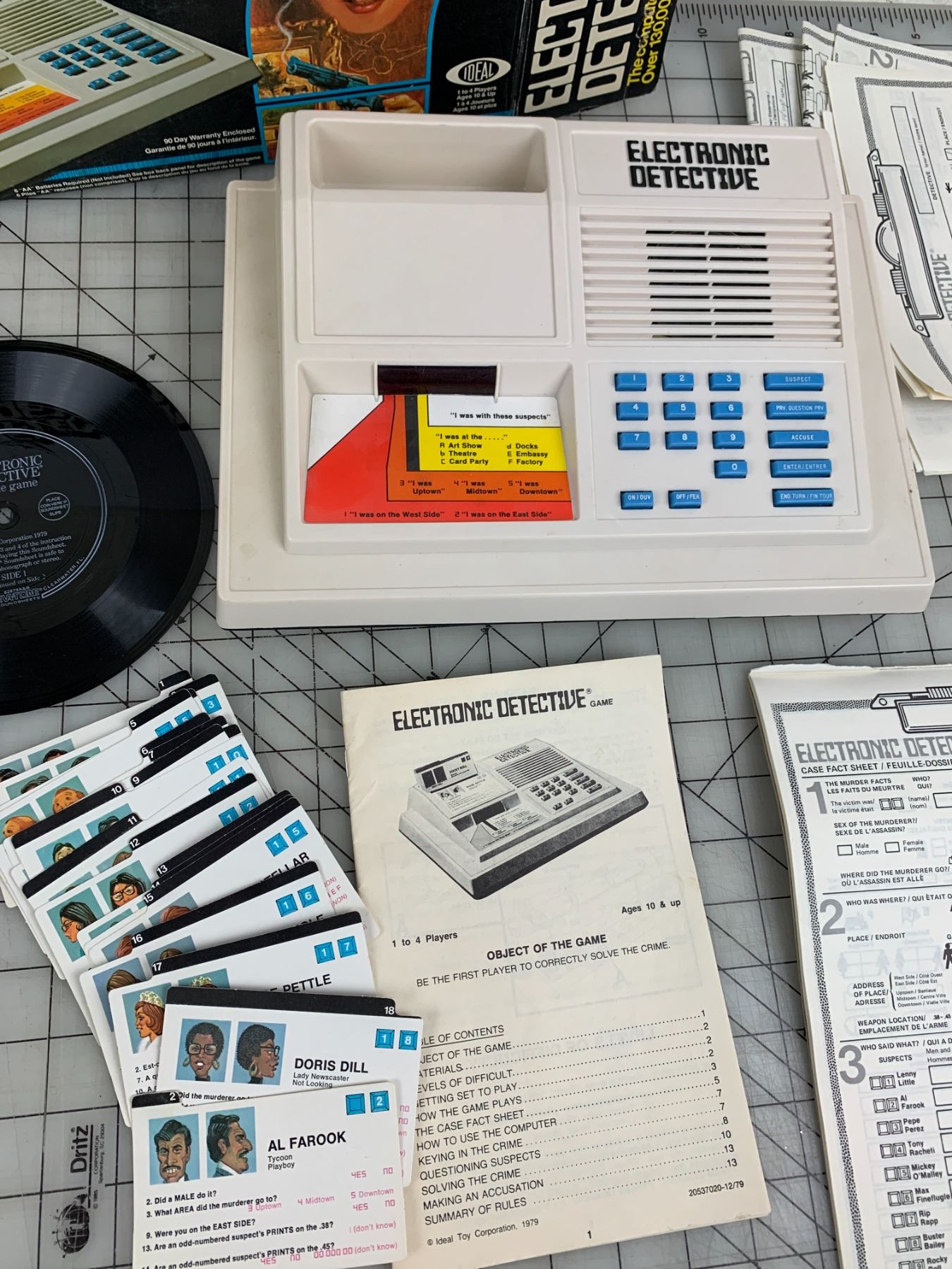 VINTAGE 1979 ELECTRONIC DETECTIVE GAME WITH BOX Schmalz Auctions