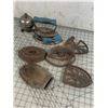 Image 1 : LOT OF ANTIQUE SAD IRONS