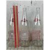 Image 2 : VINTAGE 30OZ POP SHOPPE SODA POP BOTTLES