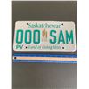 Image 1 : SASKATCHEWAN SAMBLE LICENCE PLATE