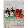 Image 1 : LOT OF VINTAGE SALT AND PEPPER SHAKERS TOMATOES ROCKETS ETC