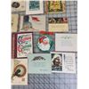 Image 3 : LOT OF VINTAGE CHRISTMAS CARDS AND POST CARDS