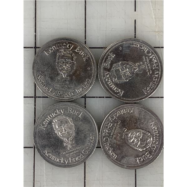 LOT OF KFC KENTUCKY FRIED CHICKEN DOLLAR COINS