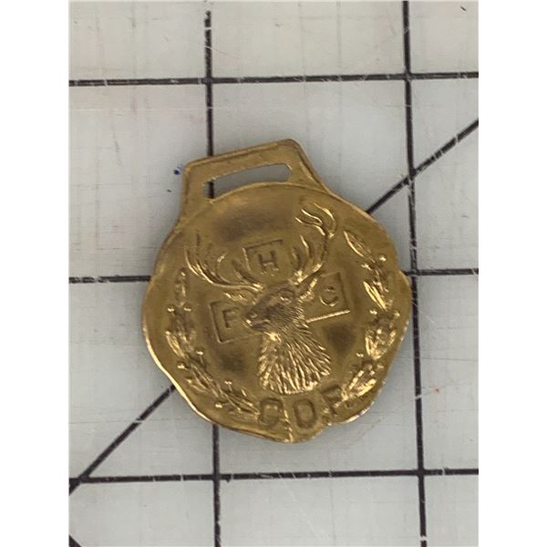 ANTIQUE WATCH FOB ELKS?