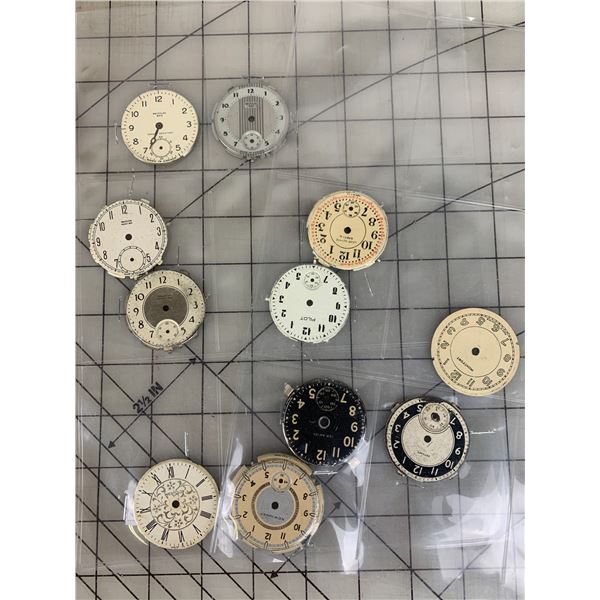 LOT OF POCKET WATCH FACES