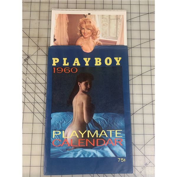 1960 PLAYBOY PLAYMATE CALENDAR AND SLEEVE