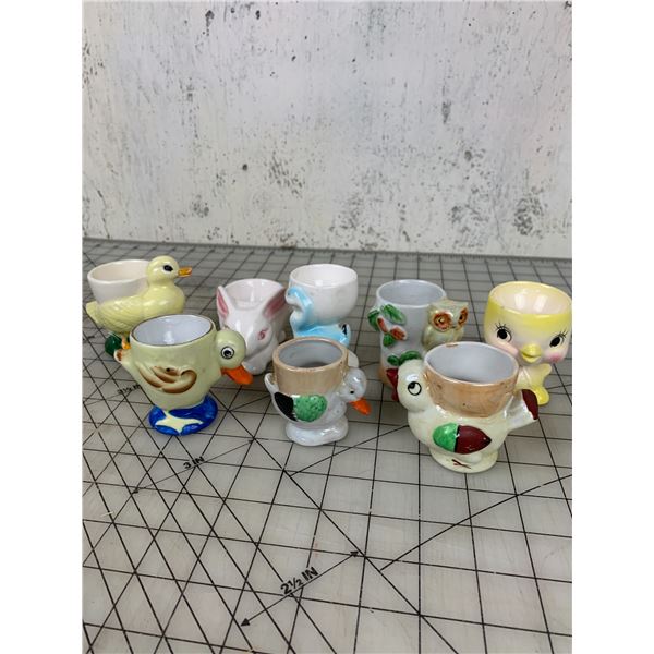 LOT OF EGG CUPS