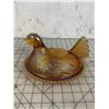Image 1 : IRIDESCENT HEN ON A NEST CANDY DISH