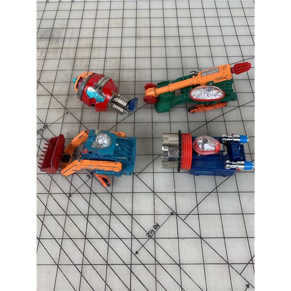 VINTAGE SHINSEI JAPAN DIE-CAST SPACE TOYS