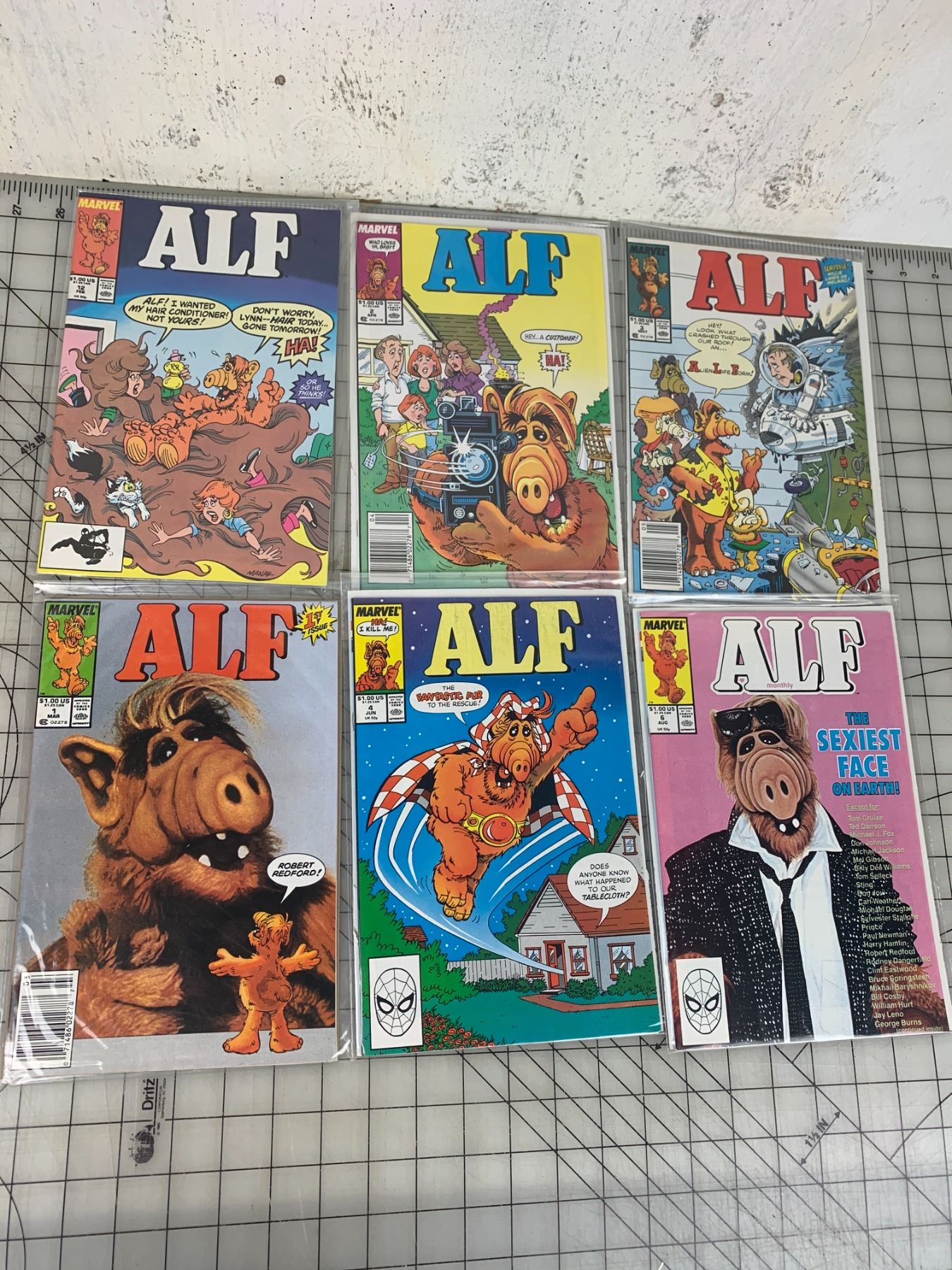 VINTAGE ALF COMIC BOOK LOT