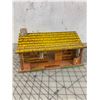 Image 1 : VINTAGE TIN MARX BAR M RANCH TOY CABIN