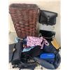 Image 1 : WICKER BASKET PURSES UMBRELLA ETC