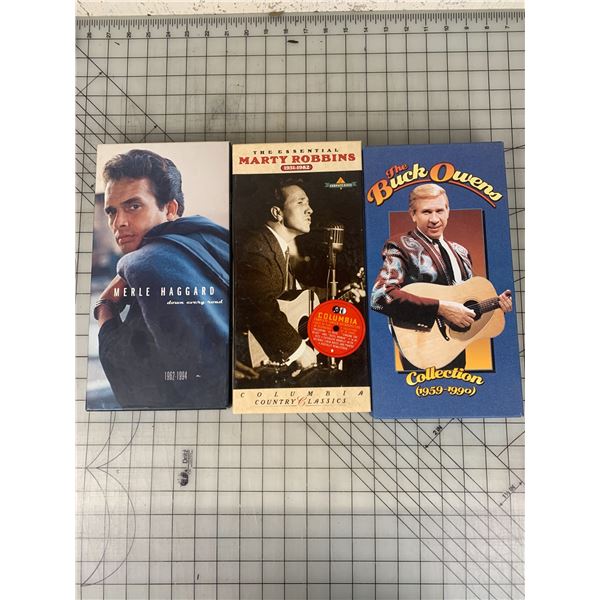 CD SETS MERLE HAGGARD MARTY ROBBINS BUCK OWENS