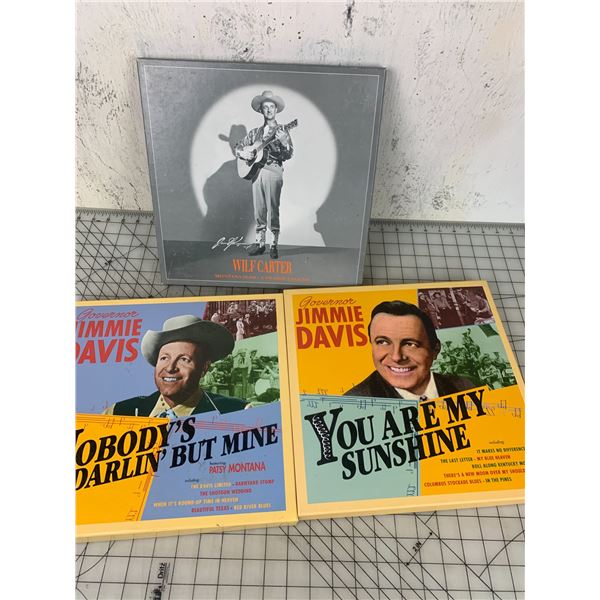 CD SETS WILF CARTER JUMMIE DAVIS