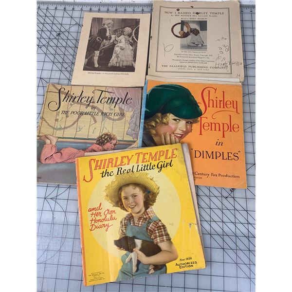 VINTAGE SHIRLEY TEMPLE BOOK LOT