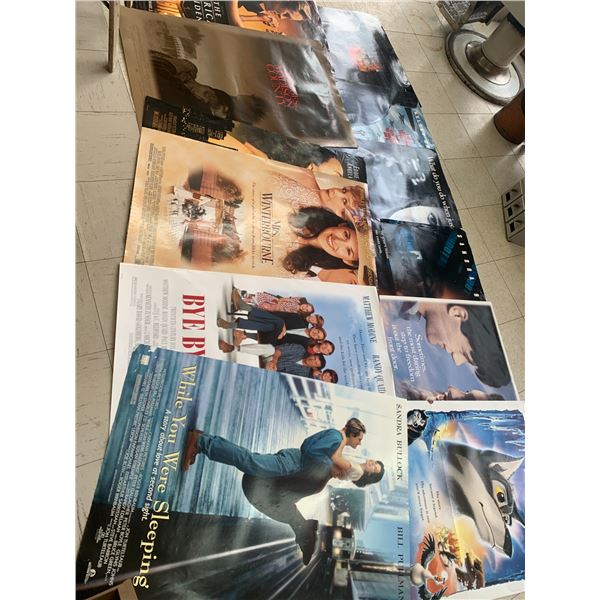 LOT OF 12 VINTAGE MOVIE POSTERS