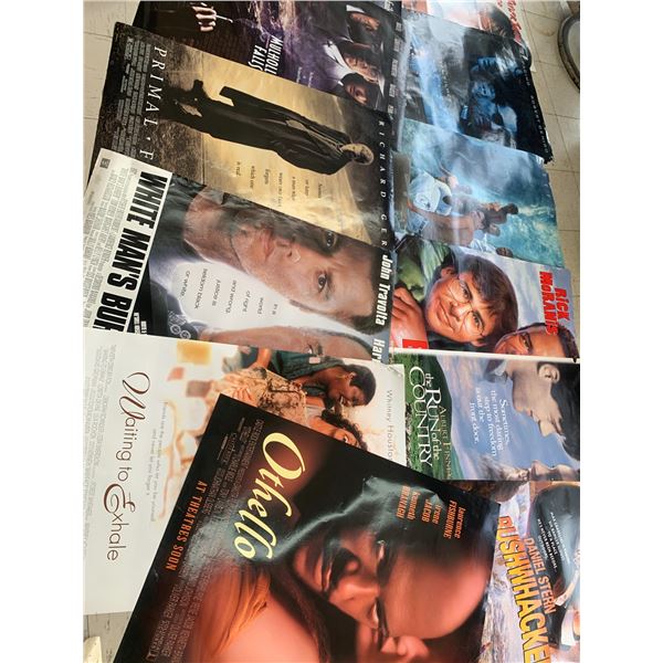 LOT OF 12 VINTAGE MOVIE POSTERS
