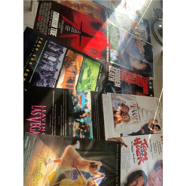 LOT OF 12 VINTAGE MOVIE POSTERS