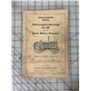 Image 1 : MCCORMICK DEERING 15-30 GEAR DRIVE TRACTOR INSTRUCTION MANUAL