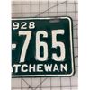 Image 3 : 1928 SASKATCHEWAN LICENSE PLATE BEEN PAINTED
