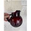 Image 3 : VINTAGE RUBY RED PITCHER