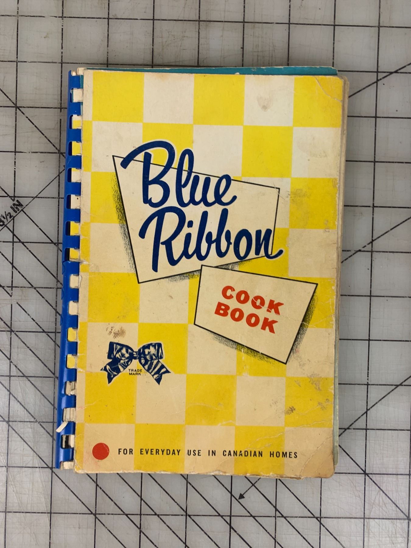 Blue Ribbon Cookbook VINTAGE BLUE RIBBON ADVERTISING COOKBOOK