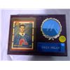 Image 2 : Owen Nolan Quebec Nordiques Card on Plaque - Card Signed