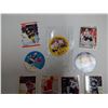 Image 3 : 2 Round Kraft Hockey Chips/Cards, Brett Hull, Mark Fitzpatrick - 10 Cards 1991-2000