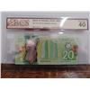 Image 2 : $20 2012 Canadian Note EF 40 - BCS Graded