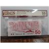 Image 2 : $50 1988 Canadian Note Almost UNC. 55 BCS Graded