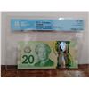 Image 1 : $20 2012 Canadian Note VF-30 CCCS Graded