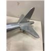 Image 3 : Bi-Plane - Stainless Steel (25"L x 22.5"W x 8"H) - Art Deco