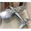 Image 4 : Bi-Plane - Stainless Steel (25"L x 22.5"W x 8"H) - Art Deco
