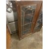 Image 2 : China Cabinet - 1 Glass Cracked (47"H x 40"W x 12"D)