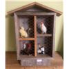 Image 1 : Barn Board Wall Décor "Skunk in the Chicken House" - (24"H x 18"W x 6"D)