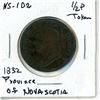 Image 2 : 1832 Province of Nova Scotia Half Penny token