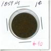 Image 1 : 1859 N9 Canada Large 1¢