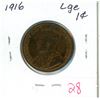 Image 2 : 1916 Canada Large 1¢