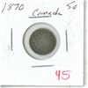 Image 1 : 1870 Canada 5¢