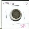 Image 1 : 1886 Lg 6 Canada 5¢
