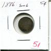 Image 1 : 1886 Sm 6 Canada 5¢