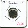 Image 1 : 1904 Canada 5¢